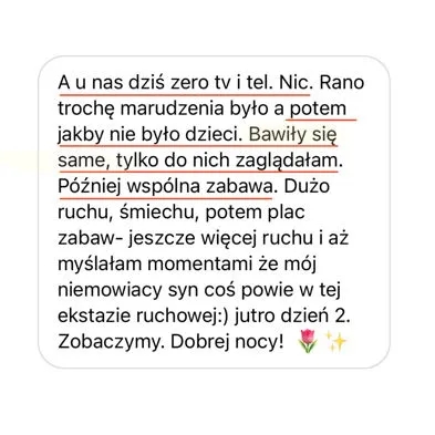 Opinia rodzica