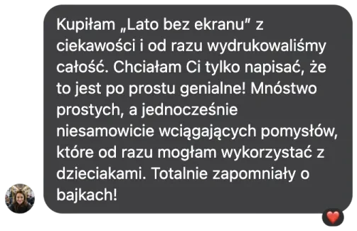 Opinia czytelniczki: Lato bez ekranu kupione z ciekawości okazało się genialne, dzieci zapomniały o bajkach.