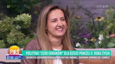 Paulina Sapoń w telewizji jako ekspertka od rozwoju dziecka