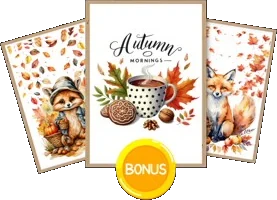 Bonus — 3 jesienne plakaty do druku