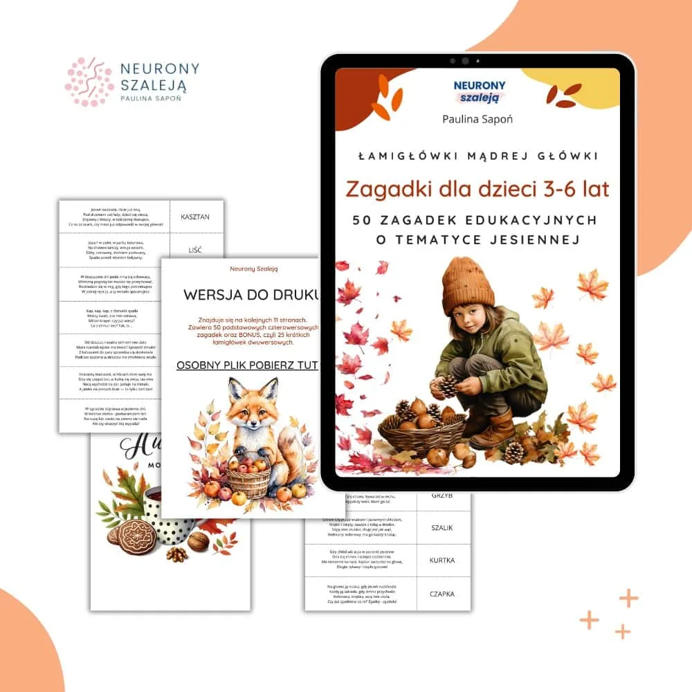 Łamigłówki Mądrej Główki — zagadki jesienne: e-book i wersja do druku